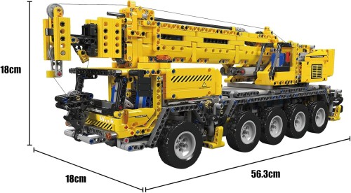 MOULD KING 17047 POJAZD Z DŹWIGIEM MECHANICAL CRANE C+ | 2688 EL.