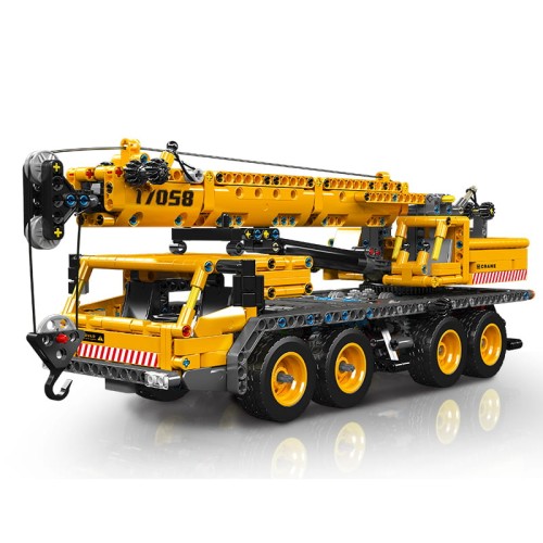 MOULD KING 17058 CIĘŻARÓWKA Z DŹWIGIEM MOBILE CRANE | 997 EL.