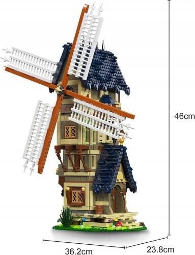 MOULD KING 10060 WIATRAK WINDMILL | 1584 EL.