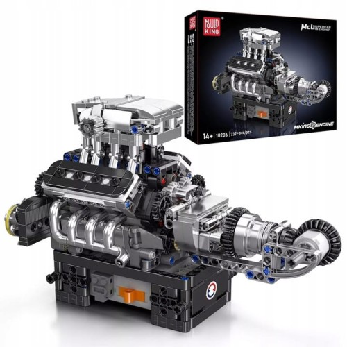 MOULD KING 10206 SILNIK MCLAREN V8 ENGINE | 737 EL.