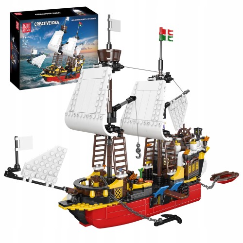 KLOCKI MOULD KING 10137 STATEK PIRACKI REDBEARD'S REVENGE | 928 EL.