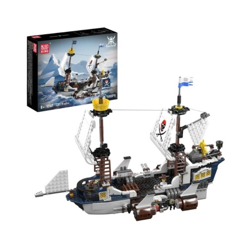 KLOCKI MOULD KING 10147 LATAJĄCY STATEK PIRACKI SAVIOR SPACESHIP | 1281 EL.