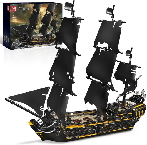 KLOCKI MOULD KING 13199 STATEK PIRACKI CZARNA PERŁA BLACK PEARL | 3180 EL.