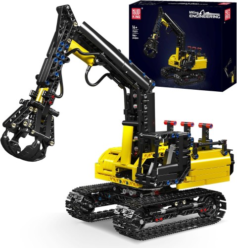 KLOCKI MOULD KING 17077 HYDRAULICZNY CHWYTAK HYDRAULIC LOG GRAPPLE | 866 EL.