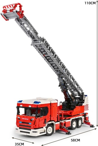 Klocki Mould King 17022 Wóz Strażacki Fire Engine | 4886 el.