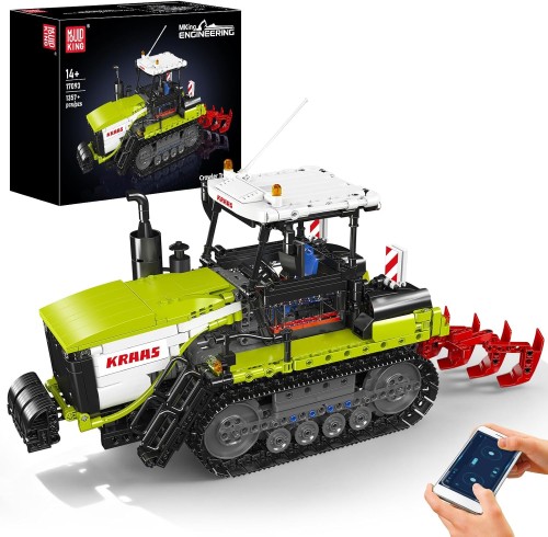 Klocki Mould King 17093 Traktor Gąsiennicowy Crawler Tractor | 1357 el.