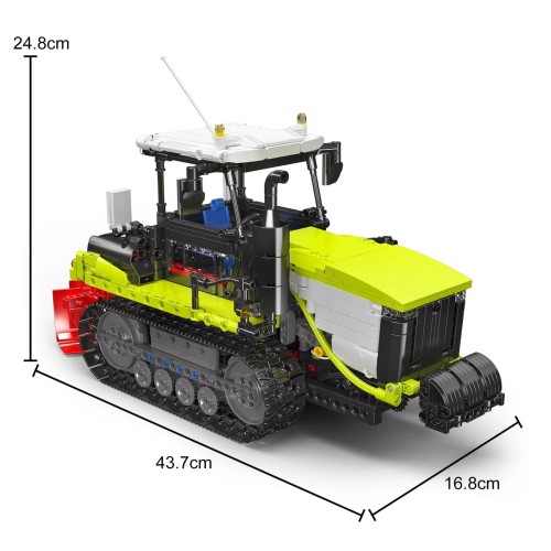 Klocki Mould King 17093 Traktor Gąsiennicowy Crawler Tractor | 1357 el.