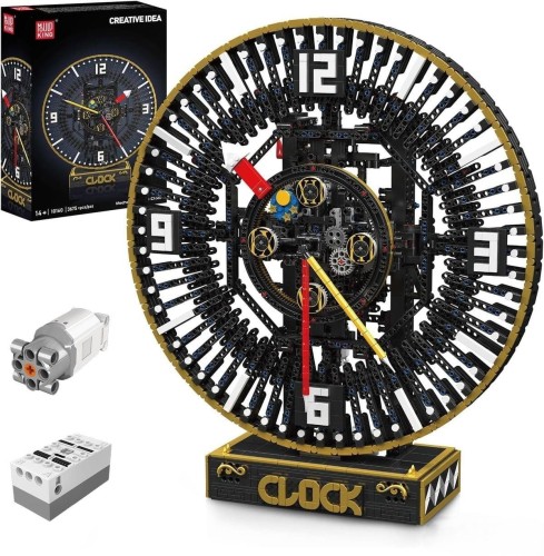 Klocki Mould King 10160 Zegar Mechaniczny Steampunk Grand Clock | 3675 el.