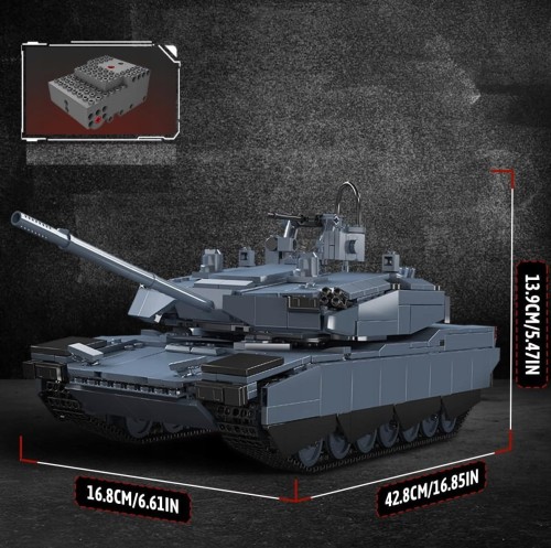 Klocki Mould King 20036 Czołg Abrams X Zdalnie Sterowany | 1192 el.