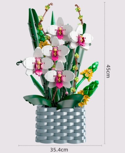 MOULD KING 10025 KWIATEK ETERNAL BUTTERFLY  | 1158 EL.