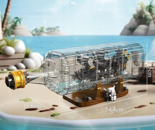 MOULD KING 10065S STATEK BLACK PEARL IN A BOTTLE | 2416 EL.