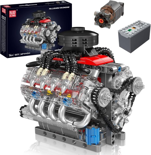 MOULD KING 10171 SILNIK LSX454 V8 ENGINE | 487 EL.