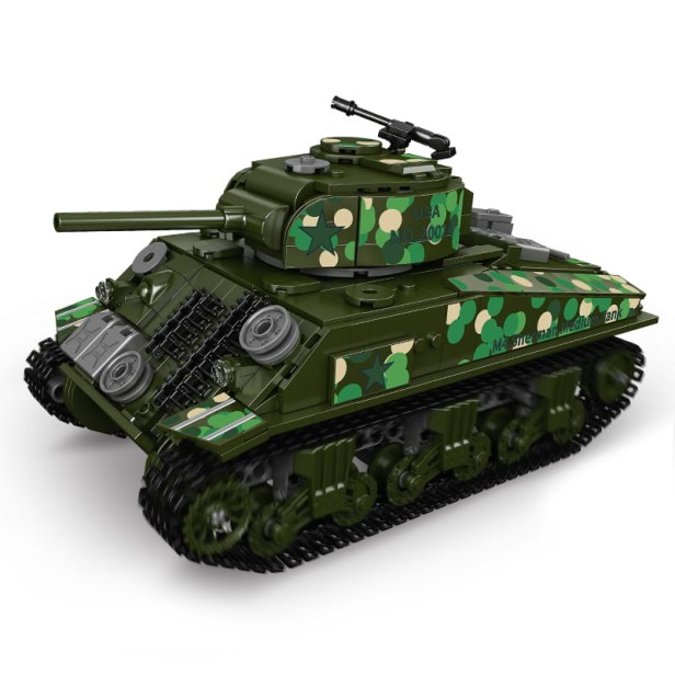 MOULD KING 20024 CZOŁG M4 SHERMAN | 961 EL.