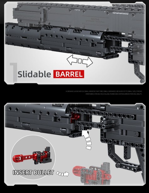 MOULD KING 14014 KARABIN GRENADE GUN | 1333 EL.