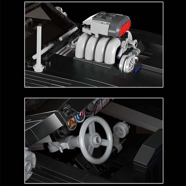 MOULD KING 10028 SAMOCHÓD CHARGER MUSCLE CAR | 1439 EL.