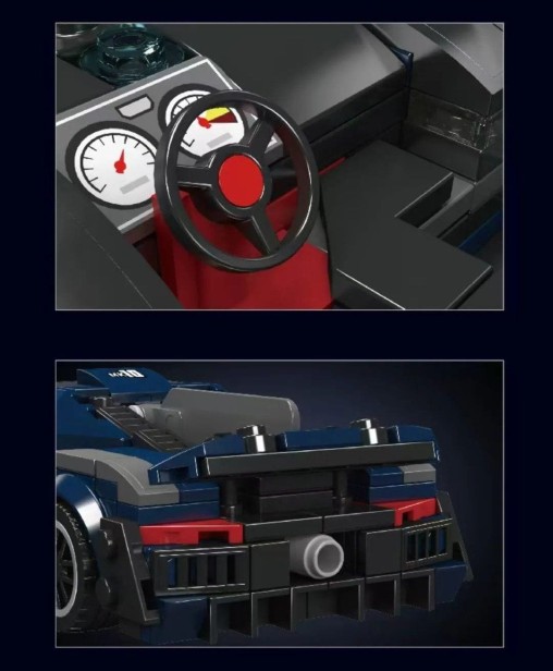MOULD KING 27082 SAMOCHÓD AMG ONE | 405 EL.