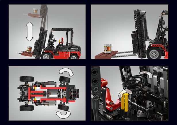 MOULD KING 13106S WÓZEK WIDŁOWY FORKLIFT | 1904 EL.