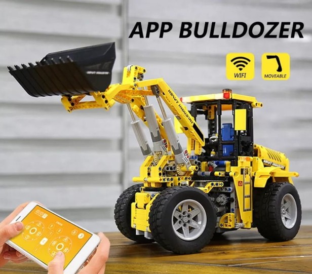 MOULD KING 13122S KOPARKO-ŁADOWARKA BUCKET LOADER | 1582 EL.