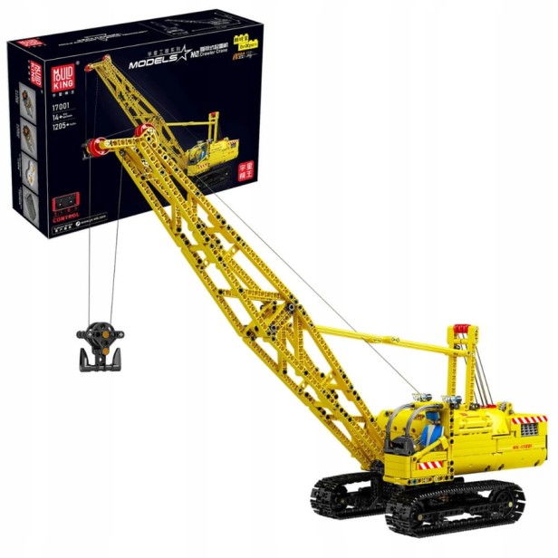MOULD KING 17001 DŹWIG GĄSIENICOWY CRAWLER CRANE | 1205 EL.