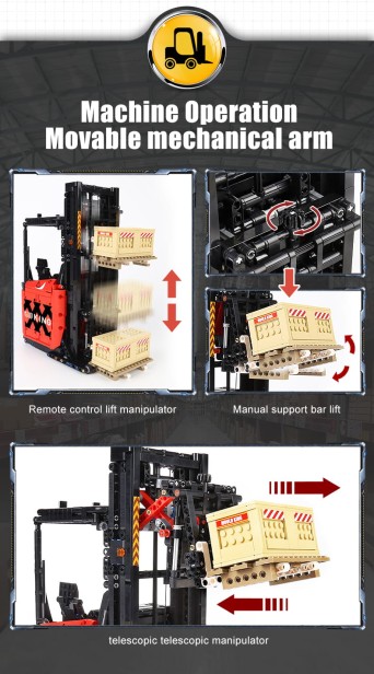MOULD KING 17041 WÓZEK WIDŁOWY REACH TRUCK | 1506 EL.