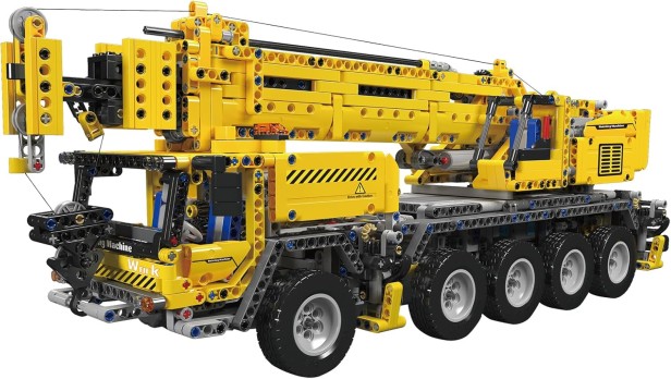 MOULD KING 17047 POJAZD Z DŹWIGIEM MECHANICAL CRANE C+ | 2688 EL.