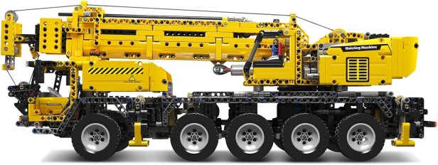 MOULD KING 17047 POJAZD Z DŹWIGIEM MECHANICAL CRANE C+ | 2688 EL.