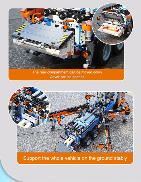 MOULD KING 19014S PNEUMATYCZNA POMPA DO BETONU PNEUMATIC CONCRETE TRUCK | 2132 EL.