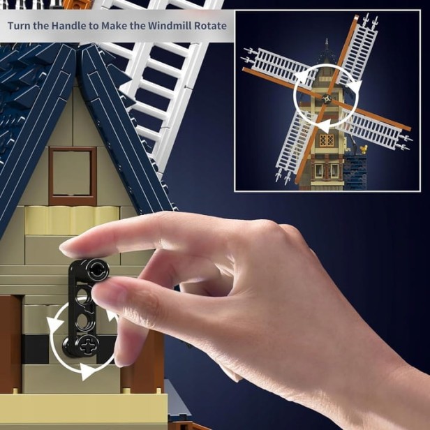 MOULD KING 10060 WIATRAK WINDMILL | 1584 EL.
