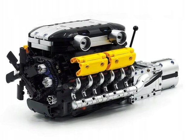 MOULD KING 10202 SILNIK LAMBORGHINI V12 ENGINE &amp; GEARBOX | 1260 EL.