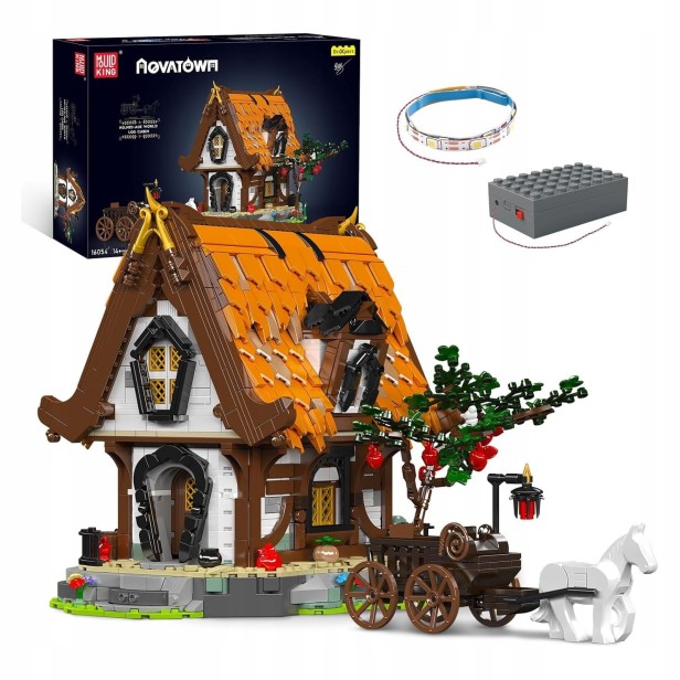 MOULD KING 16054 CHATA Z BALI LOG CABIN | 2192 EL.