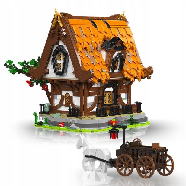 MOULD KING 16054 CHATA Z BALI LOG CABIN | 2192 EL.