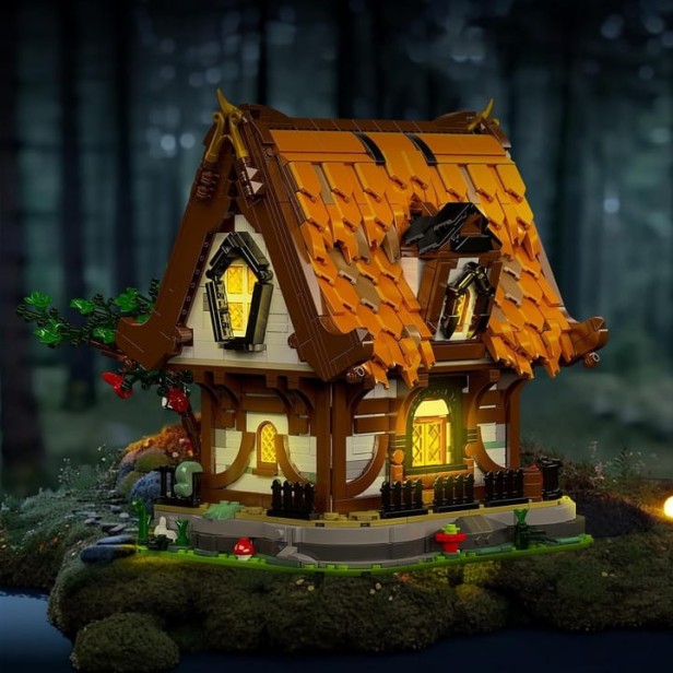 MOULD KING 16054 CHATA Z BALI LOG CABIN | 2192 EL.