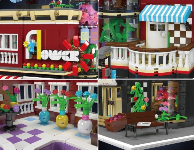 MOULD KING 16056 KWIACIARNIA FLOWER SHOP | 2291 EL.