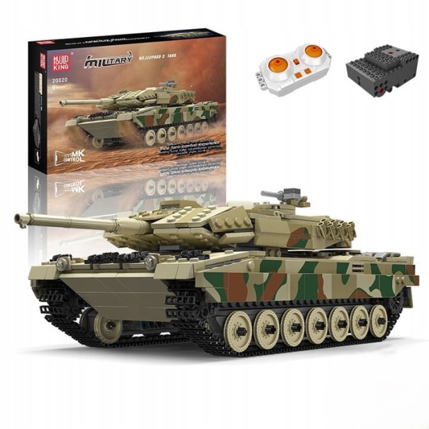 MOULD KING 20020S CZOŁG LEOPARD 2 TANK | 1100 EL.