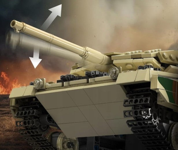 MOULD KING 20020S CZOŁG LEOPARD 2 TANK | 1100 EL.