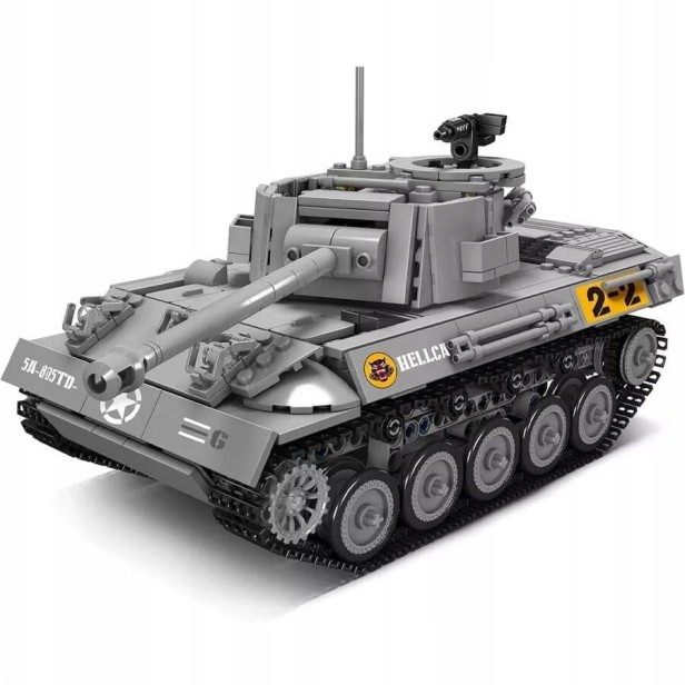 MOULD KING 20032 CZOŁG M16 HELLCAT DESTROYER | 971 EL.