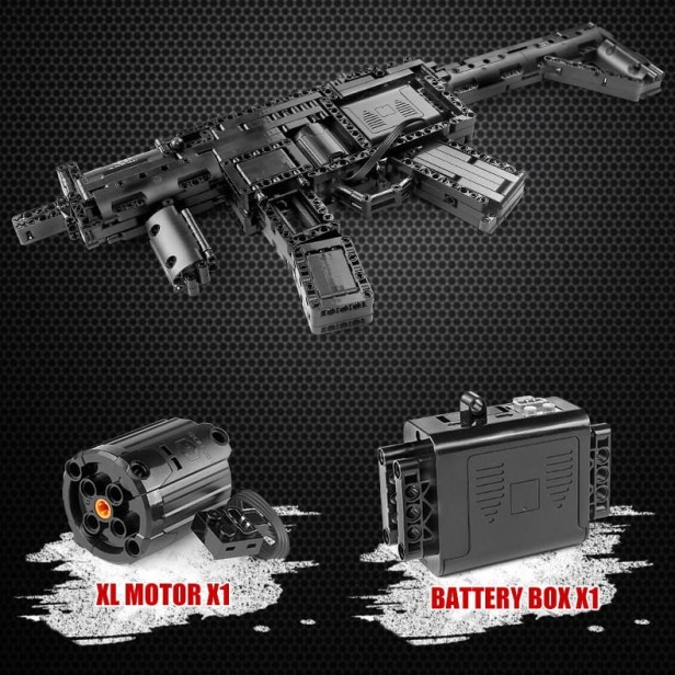 MOULD KING 14001 PISTOLET MASZYNOWY MP5 | 783 EL.
