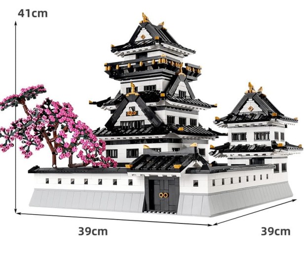 MOULD KING 22006 JAPOŃSKI ZAMEK HIMEJO HIMEJI-JO CASTLE | 3086 EL.