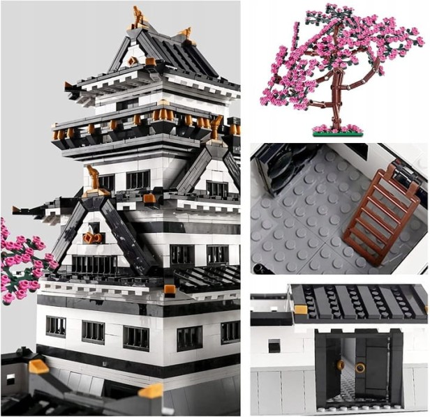 MOULD KING 22006 JAPOŃSKI ZAMEK HIMEJO HIMEJI-JO CASTLE | 3086 EL.