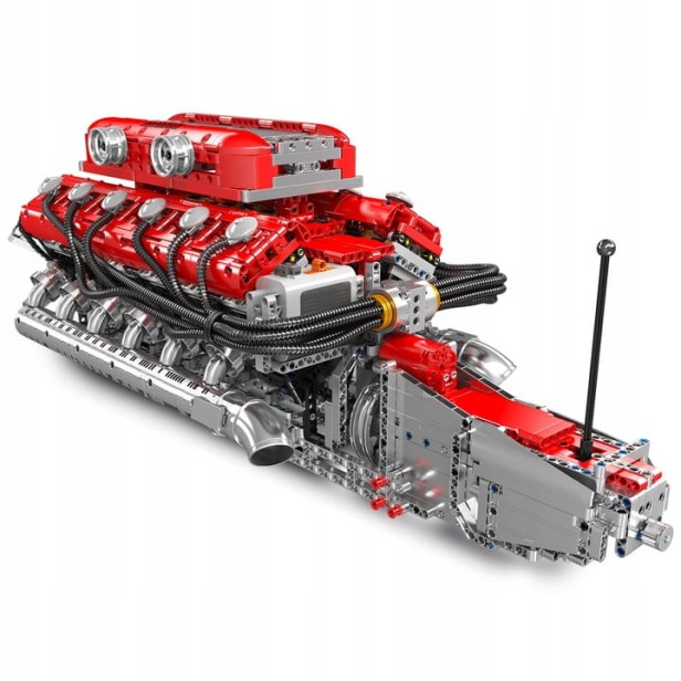 KLOCKI MOULD KING 10169 SILNIK FERRARI 812 SUPERFAST &amp; GEARBOX | 3472 EL.