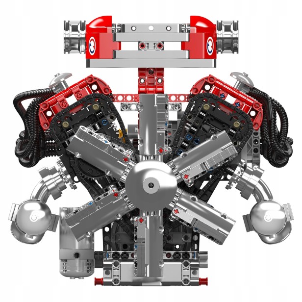 KLOCKI MOULD KING 10169 SILNIK FERRARI 812 SUPERFAST &amp; GEARBOX | 3472 EL.