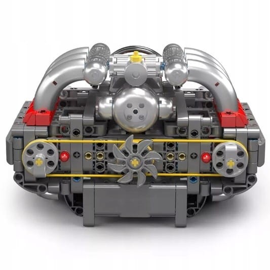 KLOCKI MOULD KING 10193 SILNIK PORSHE BOXER FLAT-6 ENGINE | 609 EL.
