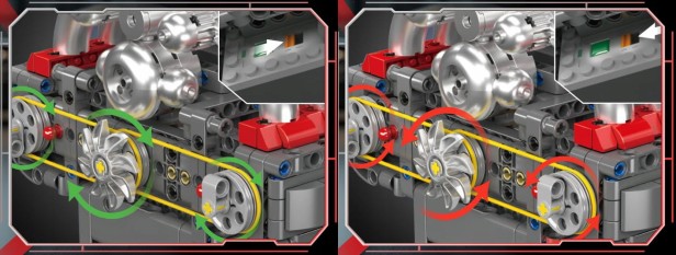 KLOCKI MOULD KING 10193 SILNIK PORSHE BOXER FLAT-6 ENGINE | 609 EL.