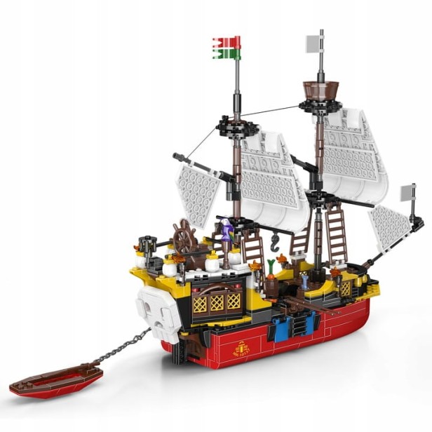 KLOCKI MOULD KING 10137 STATEK PIRACKI REDBEARD'S REVENGE | 928 EL.