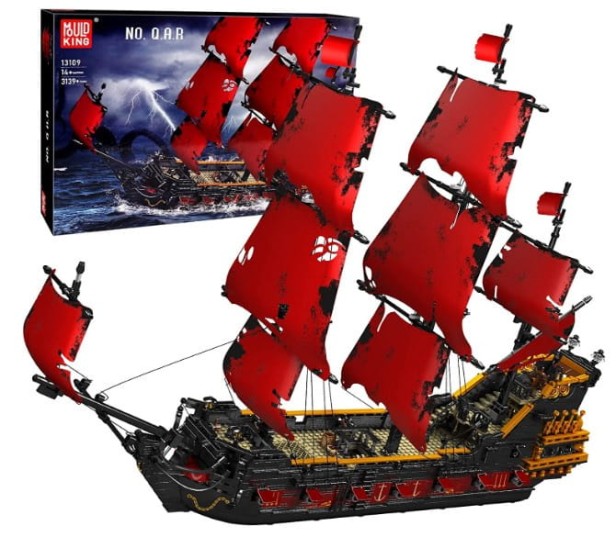 KLOCKI MOULD KING 13109S OKRĘT PIRACKI QUEEN ANNE'S REVENGE | 3251 EL.