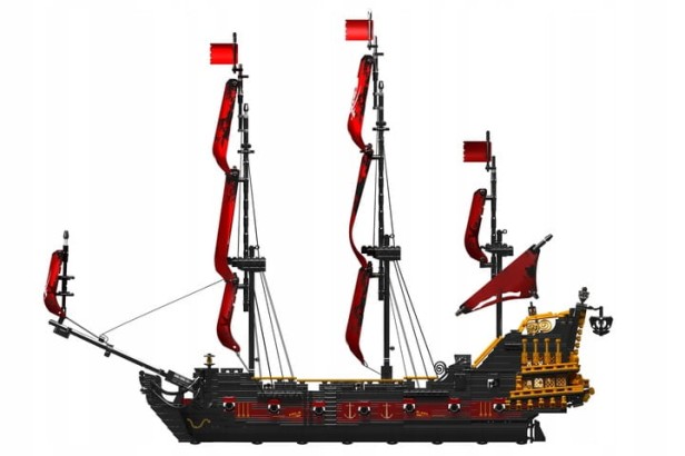 KLOCKI MOULD KING 13109S OKRĘT PIRACKI QUEEN ANNE'S REVENGE | 3251 EL.