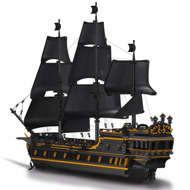 KLOCKI MOULD KING 13186 STATEK PIRACKI CZARNA PERŁA BLACK PEARL II | 5266 EL.