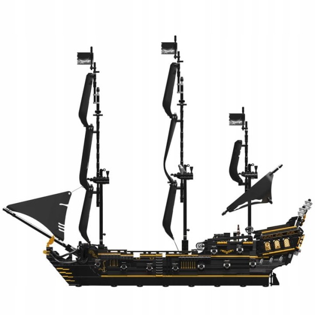 KLOCKI MOULD KING 13199 STATEK PIRACKI CZARNA PERŁA BLACK PEARL | 3180 EL.