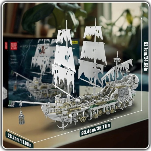 KLOCKI MOULD KING 13193 STATEK PIRACKI WIDMO STYX | 3769 EL.