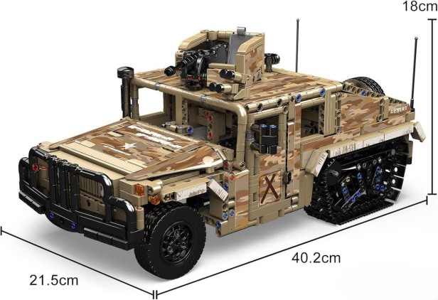 KLOCKI MOULD KING 20047 HUMVEE TRACKED | 2094 EL.